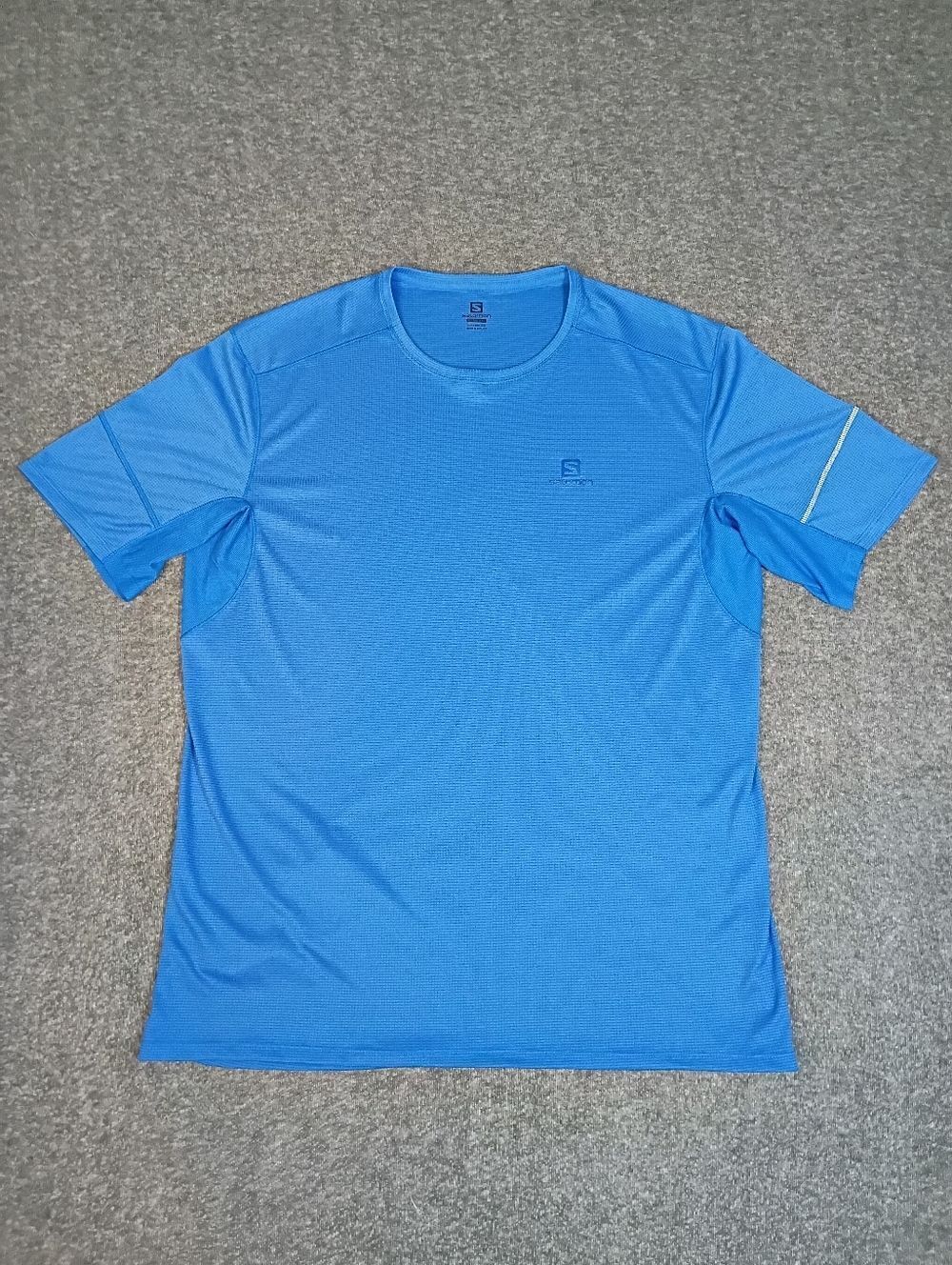 Salomon Agile SS Tee M Shirt XXL Blue Running Trail Short Sleeve NWT.Brand new